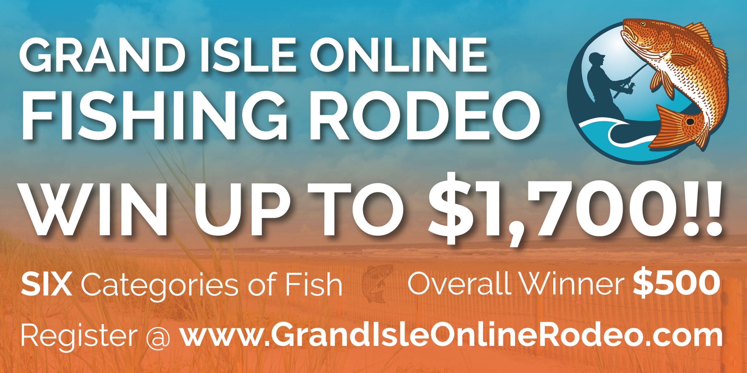 Grand Isle Online Rodeo Banner