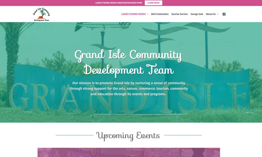 Grand Isle Community Website